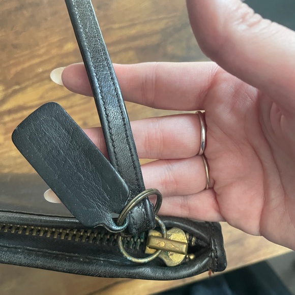 Vintage Coach N9560 Slim Clutch Standard, Black Leather - Picture 3 of 12